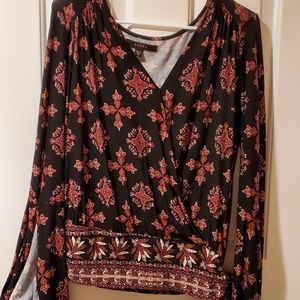 Women's Print Top by Fever - M